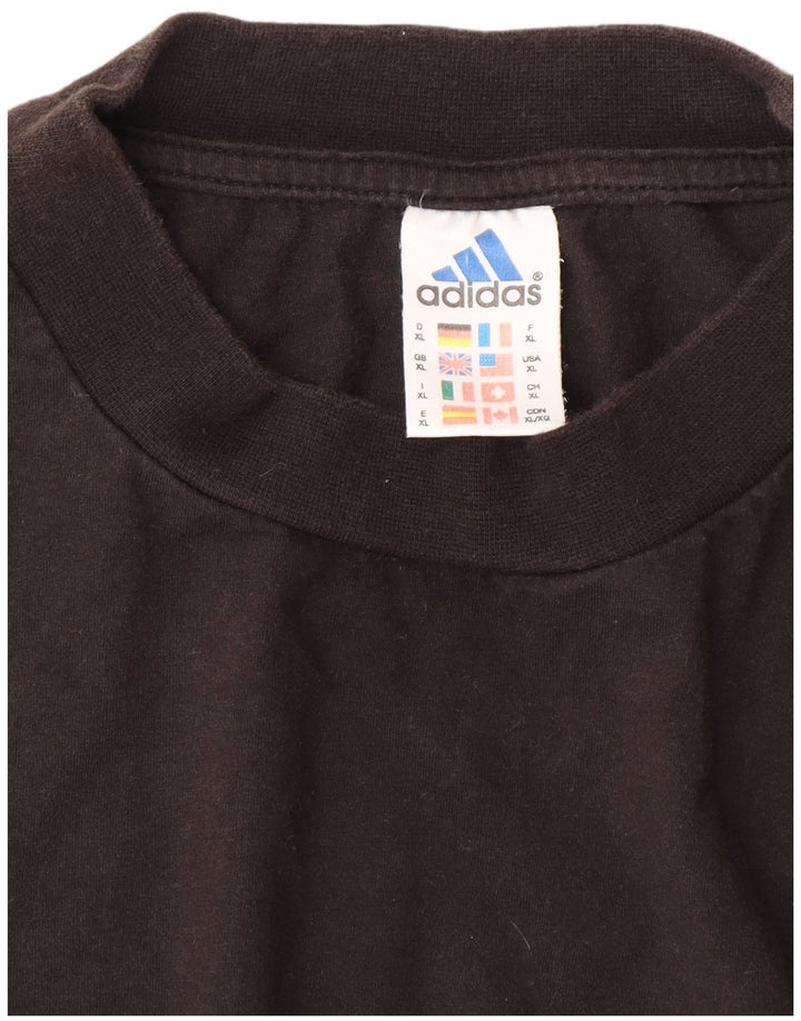 Adidas Herren T-Shirt Top XL Schwarz Baumwolle