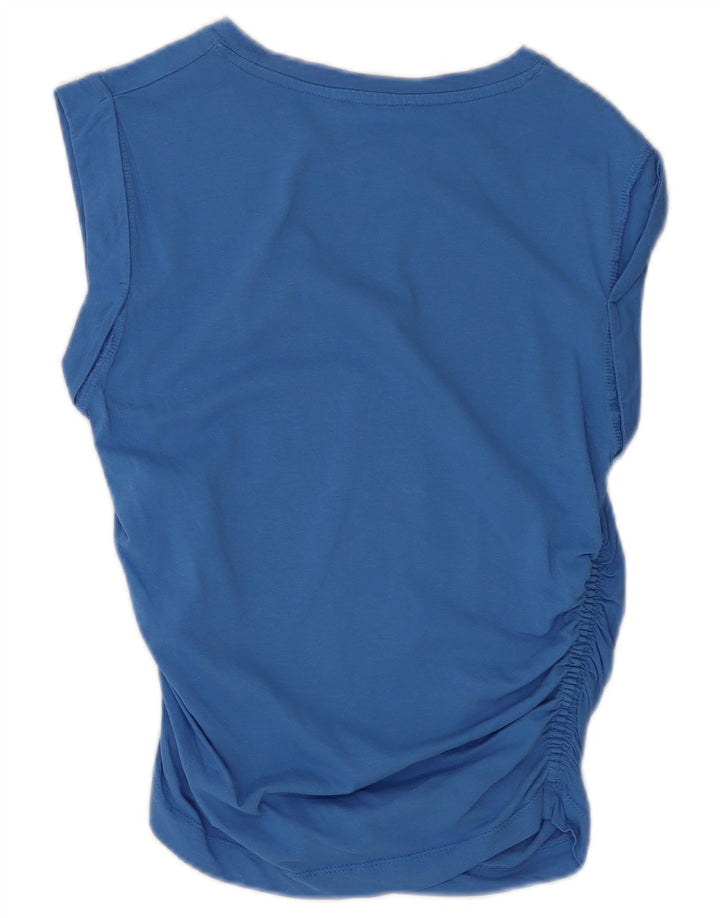 Ärmelloses Blusenoberteil für Damen von Zara, Gr. 40, Größe S, Blau