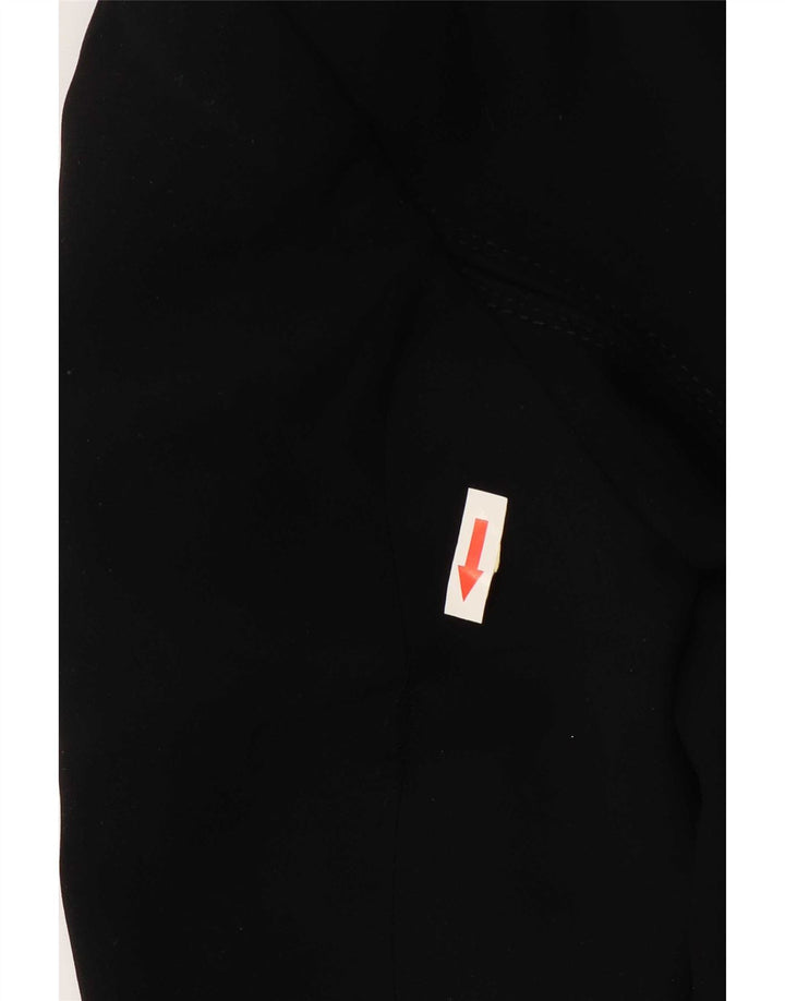 Zara Damen 1-Knopf-Blazerjacke EU 38 Mittelschwarz