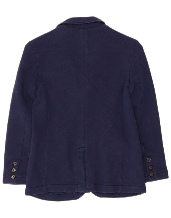 Polo Ralph Lauren Jungen-Blazer mit 2 Knöpfen, 6–7 Jahre, marineblaue Baumwolle