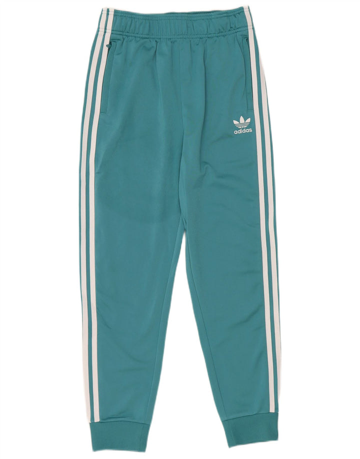 Adidas Mädchen-Trainingshose, Jogger, 12–13 Jahre, blaues Polyester
