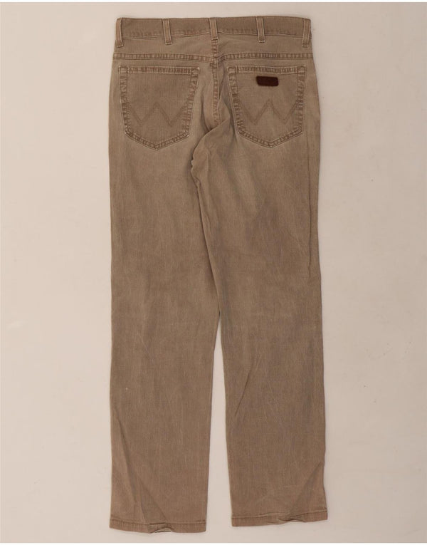 Wrangler Herren Texas Stretch Gerade Freizeithose W32 L32 Beige Baumwolle