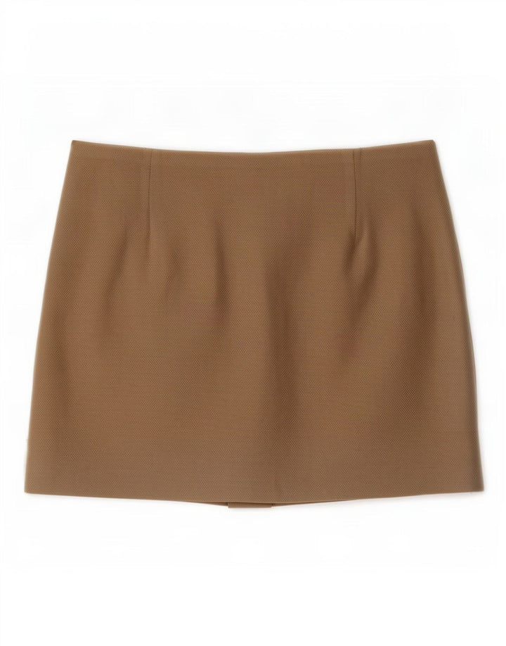 Zara Damen Minirock XS W24 Beige