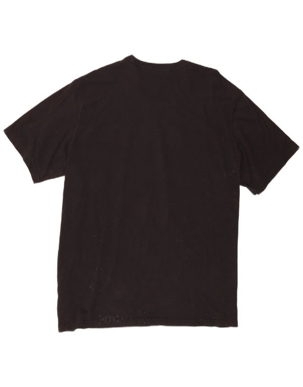 Adidas Herren Grafik T-Shirt Top 2XL Schwarz Baumwolle