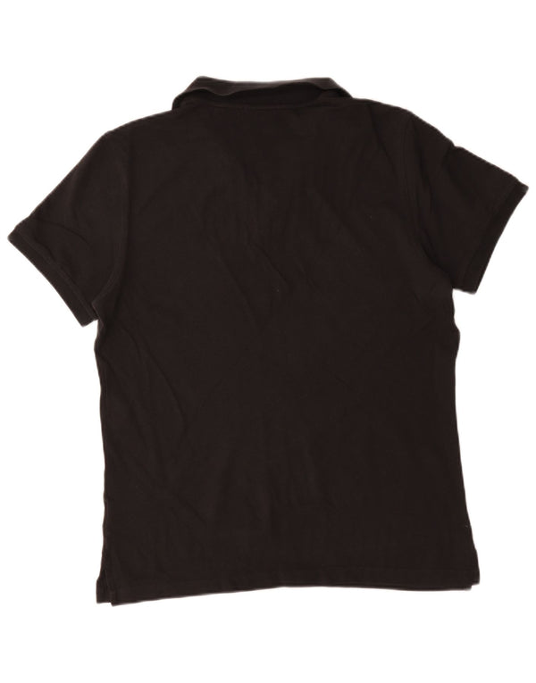 Gant Mens Regular Polo Shirt Medium Black Cotton