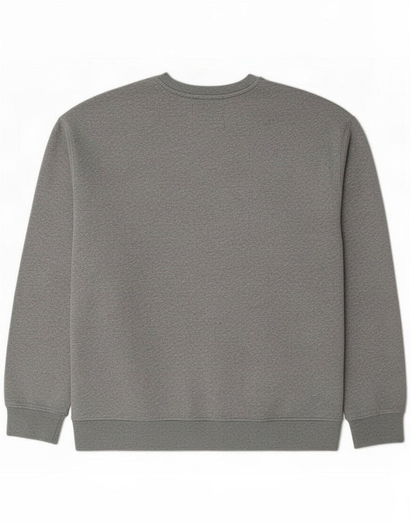 Jordan Herren-Sweatshirt-Pullover, groß, graue Baumwolle