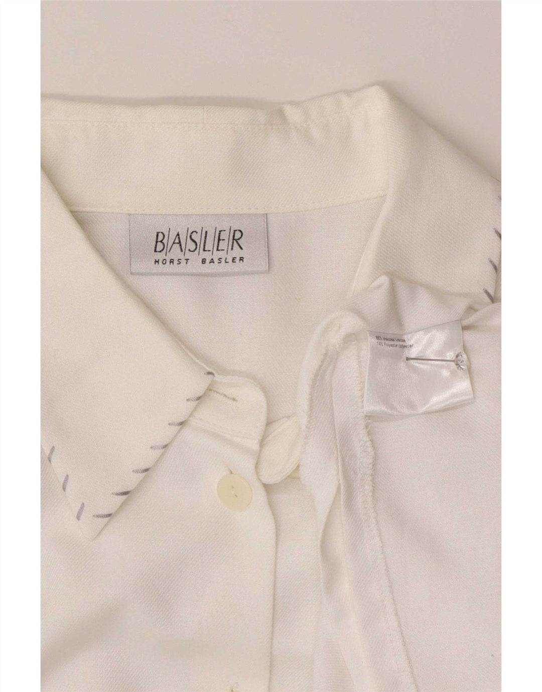 Basler Damen Hemdbluse EU 44 XL Weiße Viskose