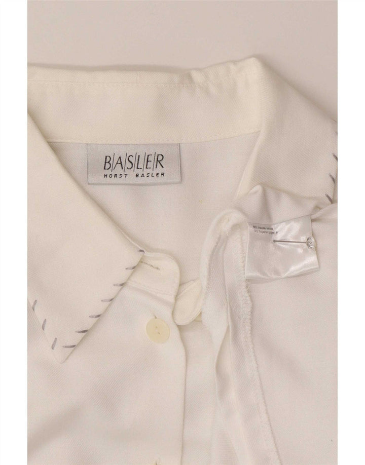 Basler Damen Hemdbluse EU 44 XL Weiße Viskose