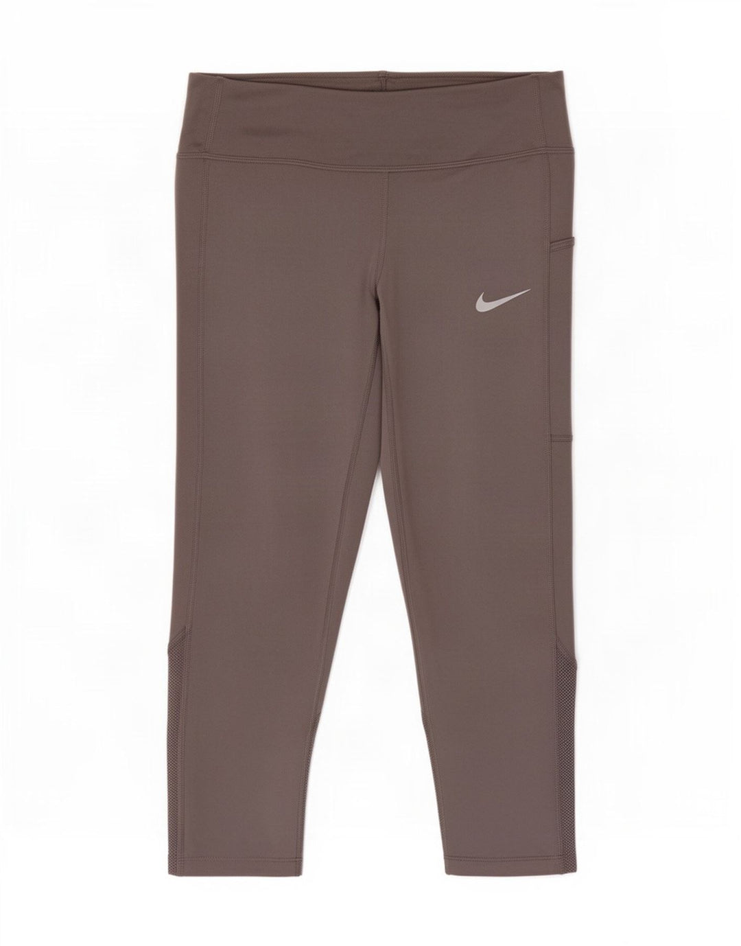 Nike Damen Dri Fit Capri Leggings UK 10 Small Grau