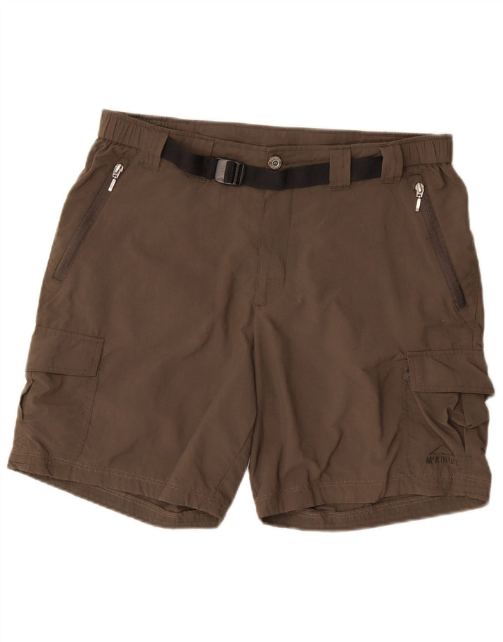 McKinley Herren Cargoshorts W33 Mittelbraunes Polyester