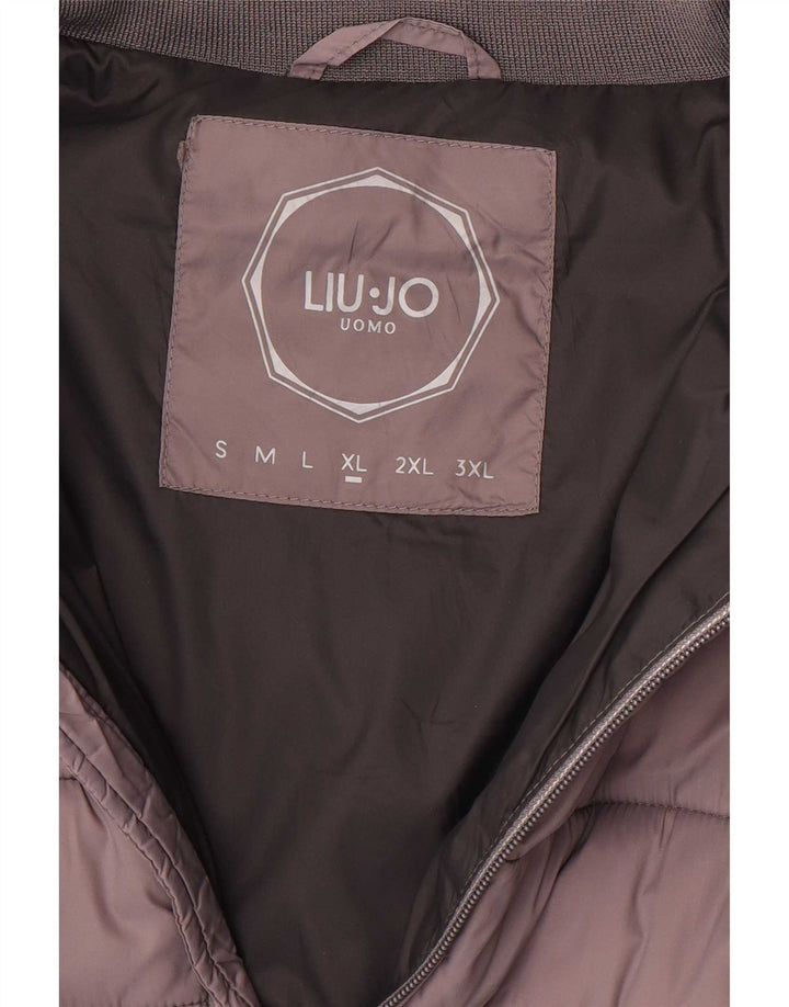 Liu Jo Herren Steppjacke UK 42 XL Grau