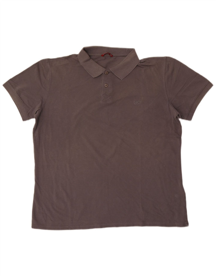 Carrera Herren Poloshirt XL Grau Baumwolle