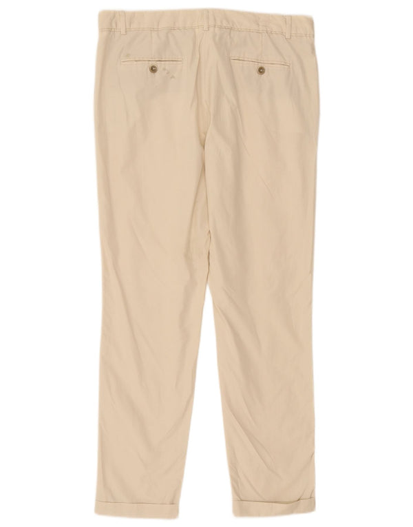 Massimo Dutti Damen gerade Chinohose EU 40 Medium W30 L28 Beige