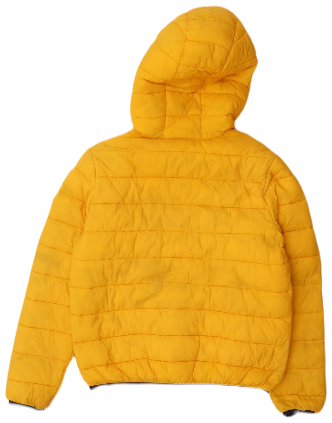 Tommy Hilfiger Herren-Jacke mit Kapuze, reguläre Passform, gepolstert, UK 38, Mittelgelb