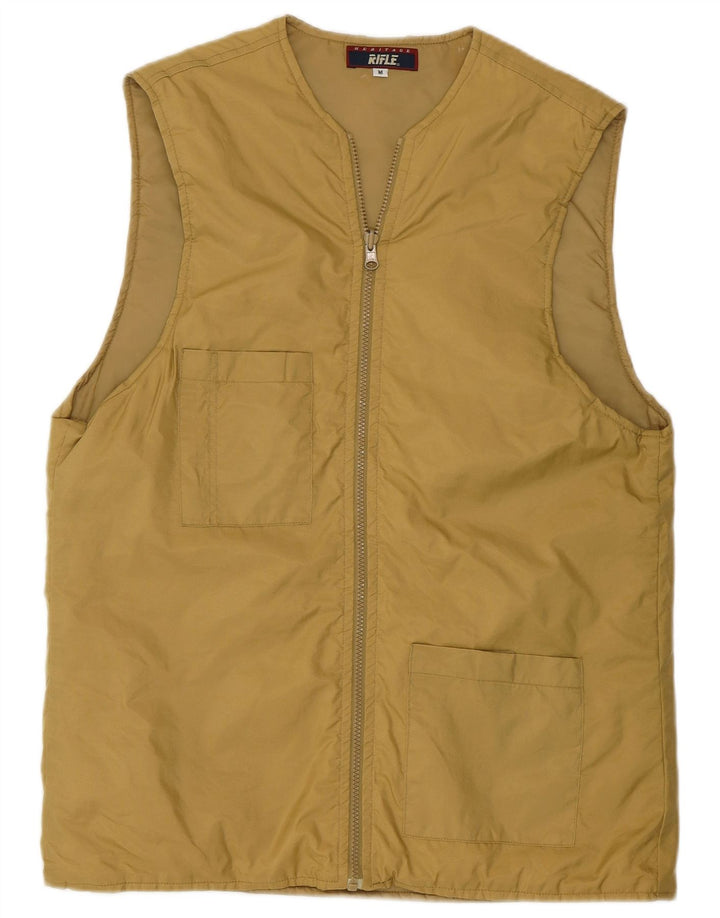 Rifle Herren Heritage Utility Gilet UK 38 Medium Beige Polyamid
