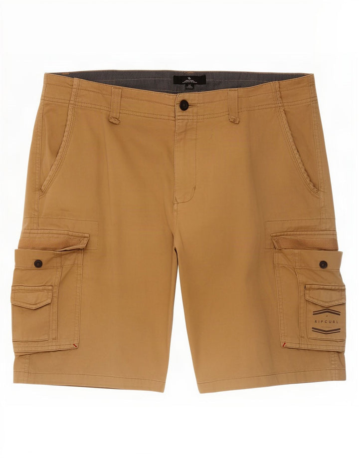 Rip Curl Herren Cargoshorts W36 Große braune Baumwolle