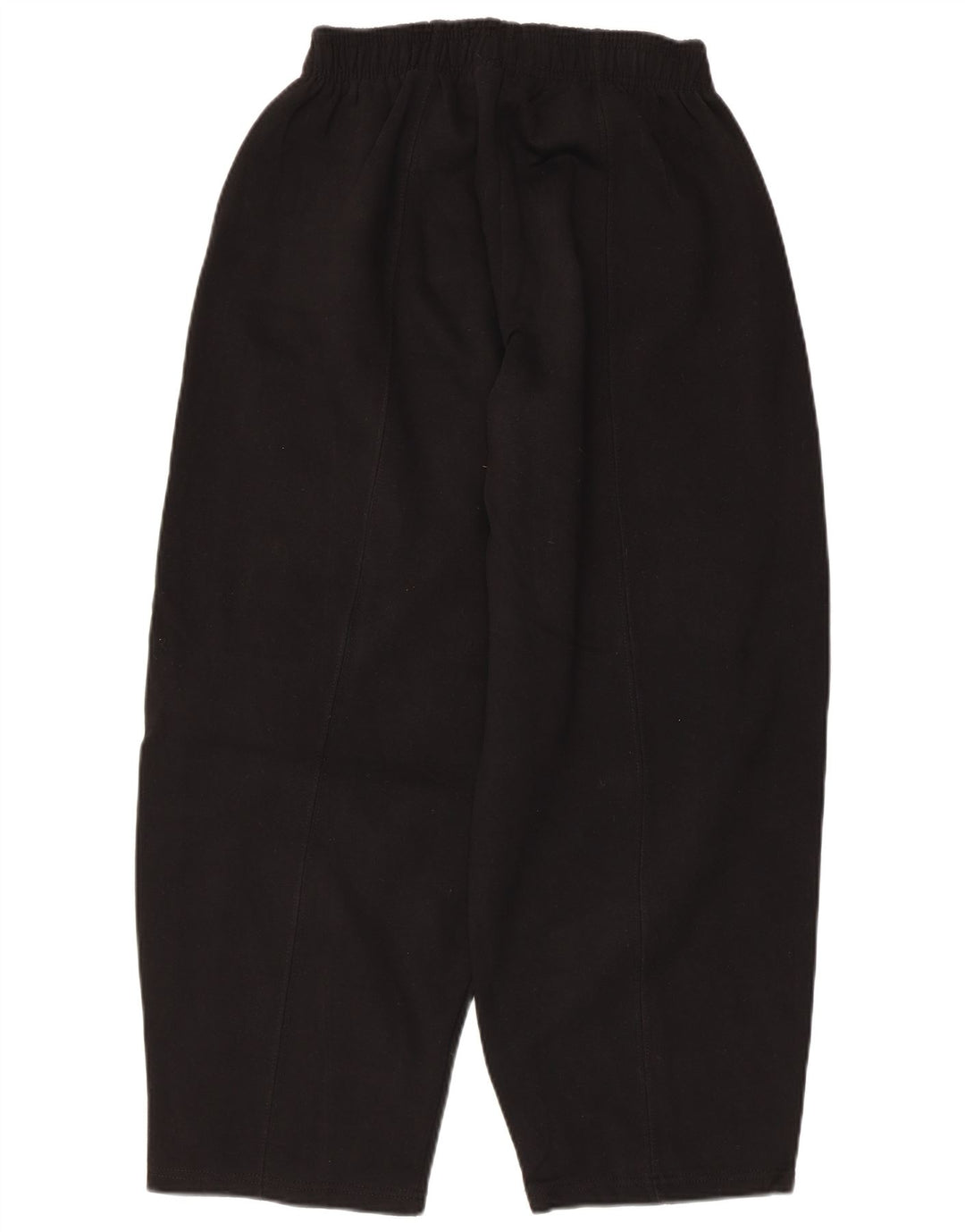 Zara Damen Trainingshose UK 12 Mittelschwarze Baumwolle