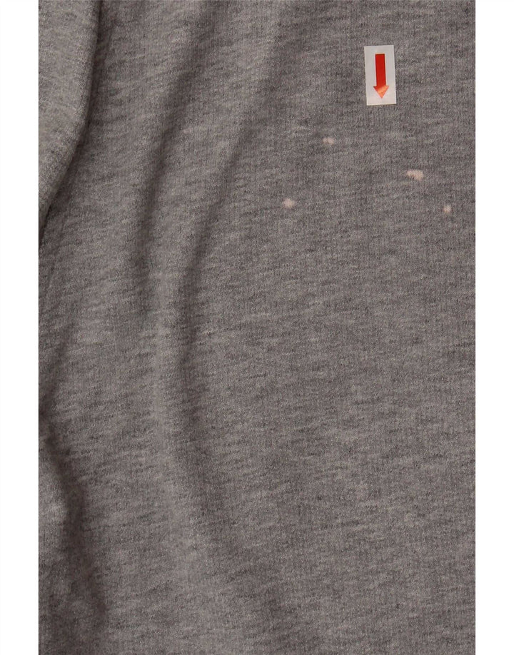 Nike Damen-Trainingshose UK 10/12 mittelgraue Baumwolle