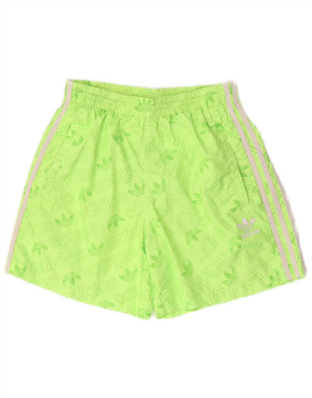 Adidas Herren Sportshorts mit Grafik, Größe S, grün, Polyester