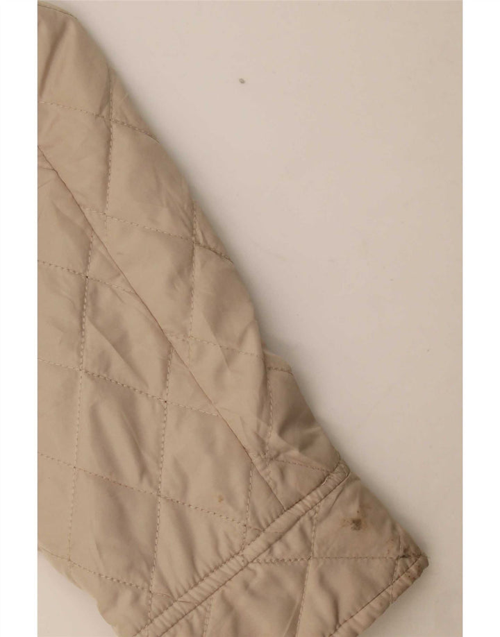 Marks & Spencer Damen Steppjacke UK 16 Large Beige Polyester