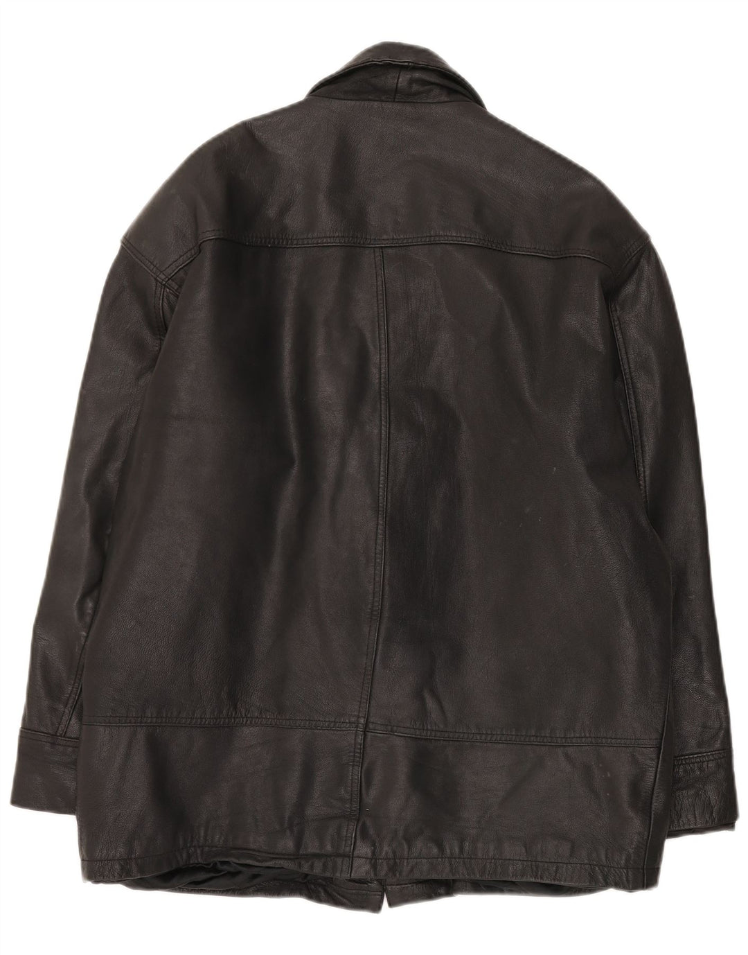 Route 66 Herren Lederjacke UK 40 Großes schwarzes Leder