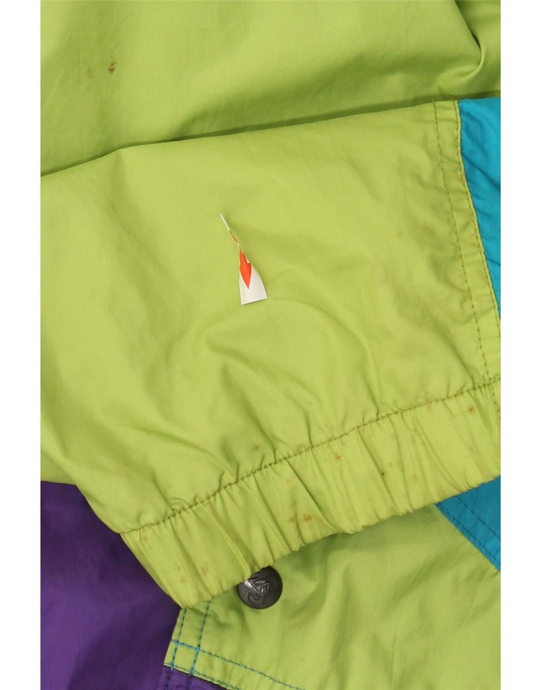 Brugi Herren Pullover Regenjacke UK 40 Large Lila Colourblock Polyamid
