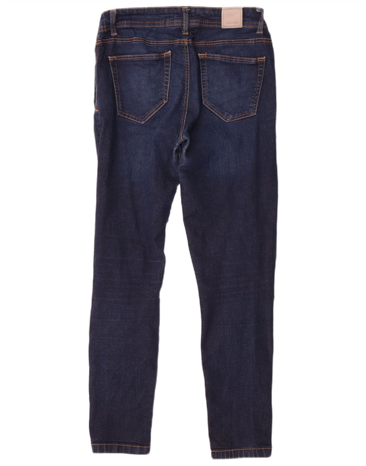 BENCH Damen Skinny Jeans W29 L30 Marineblaue Baumwolle