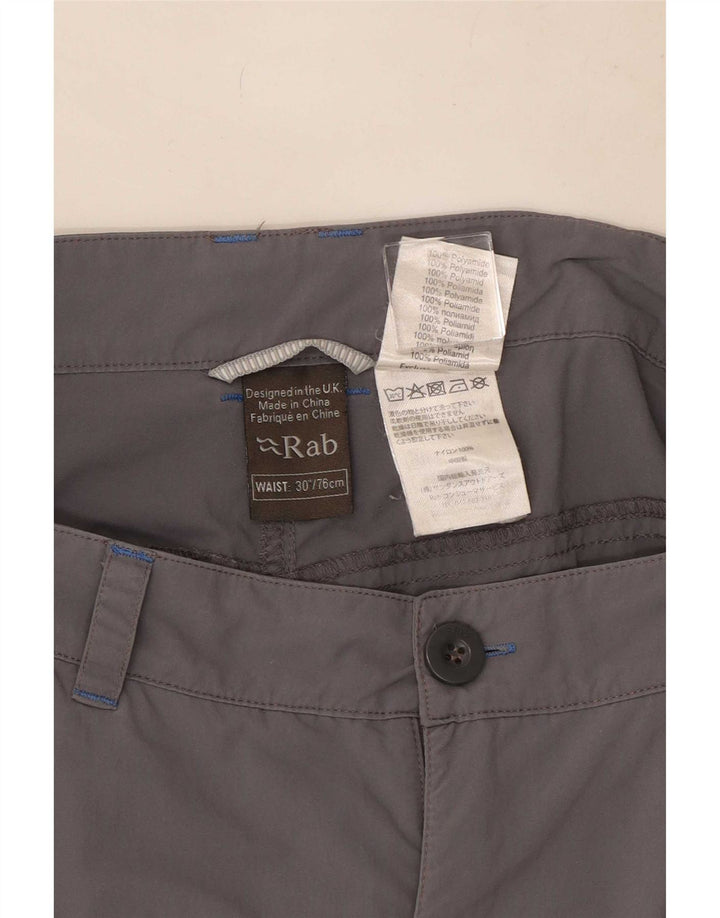 Rab Damen Chinoshorts W30 Mittelgraues Polyester