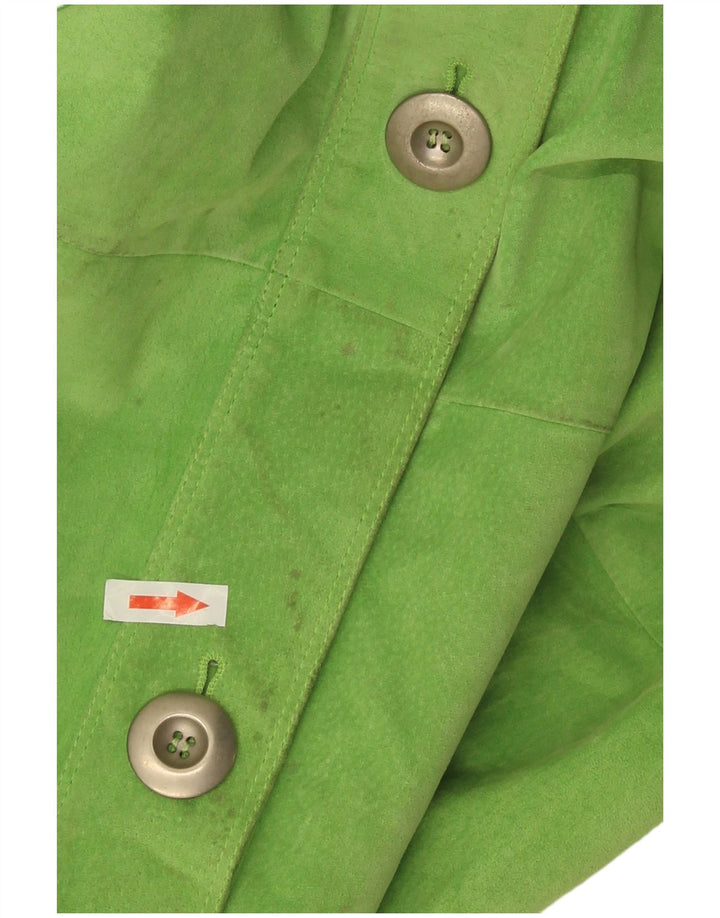 Gai Mattiolo Damen Wildlederjacke UK 16 Large Grün