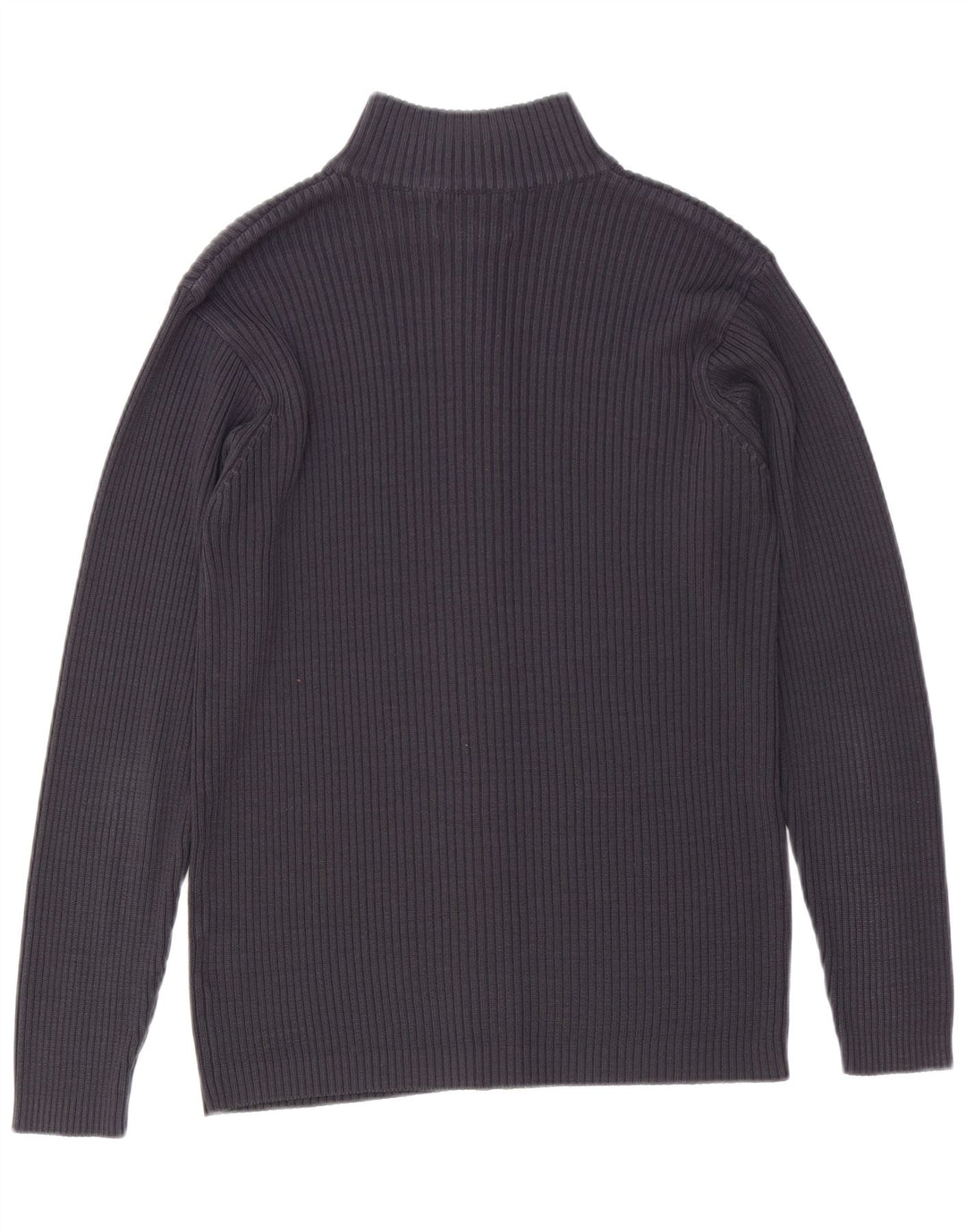VINTAGE Herren Cardigan Pullover Großes Marineblaues Acryl