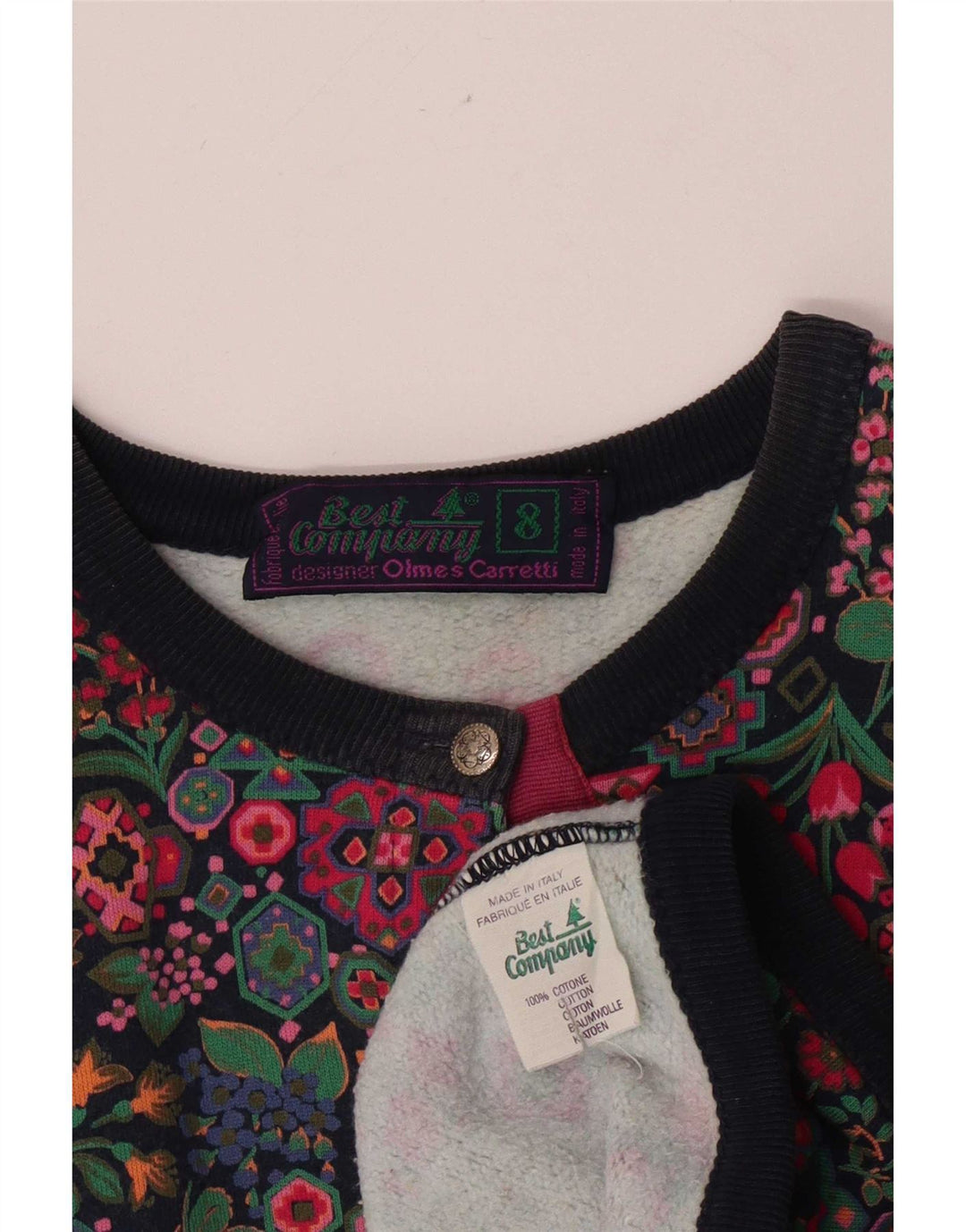 Best Company Damen-Cardigan-Pullover US 8 Medium Mehrfarbig