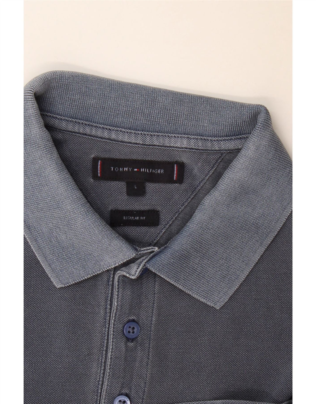 Tommy Hilfiger Herren-Poloshirt mit normaler Passform, groß, Marineblau