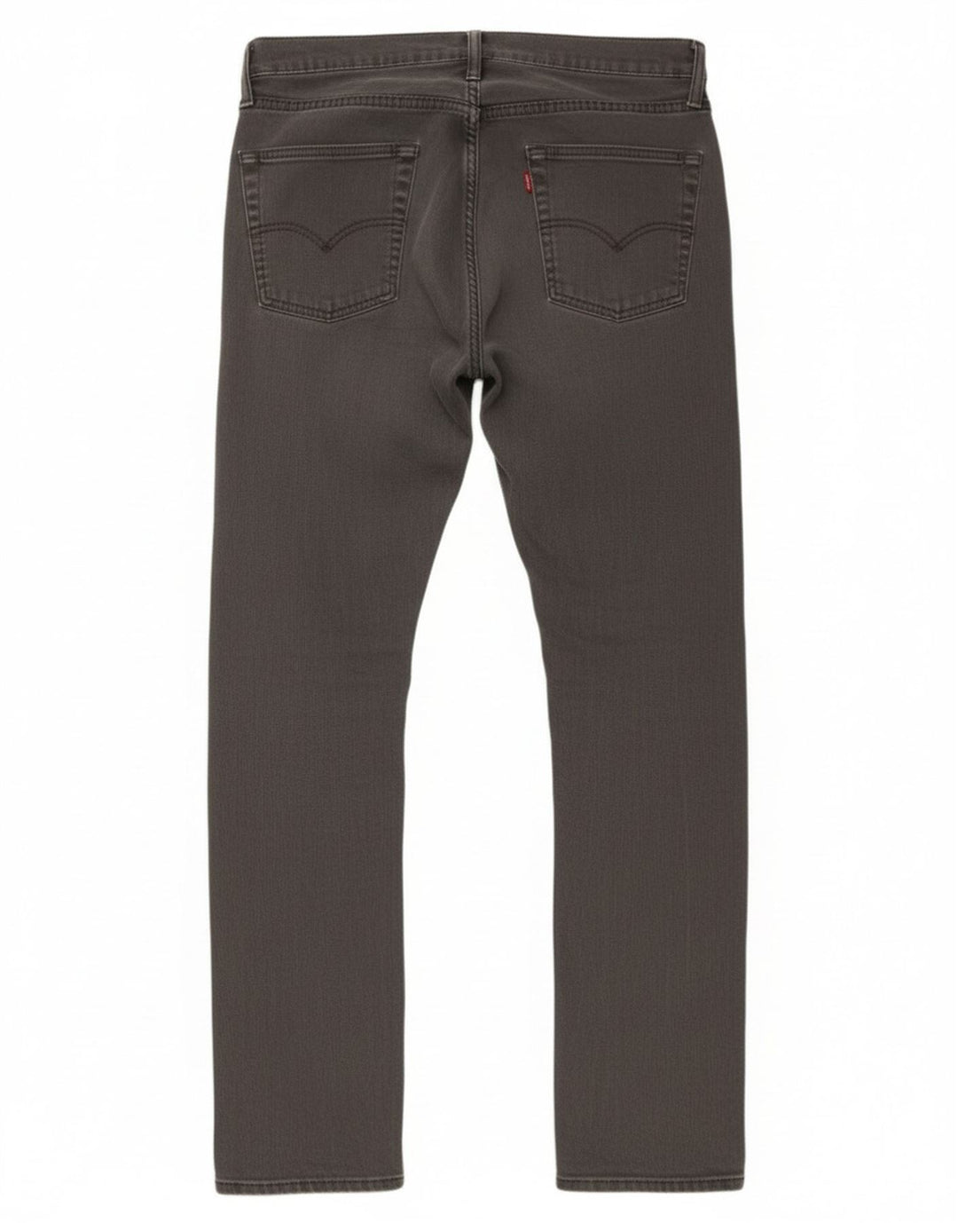 Levi's Herren 513 Slim Straight Jeans W33 L34 Graue Baumwolle