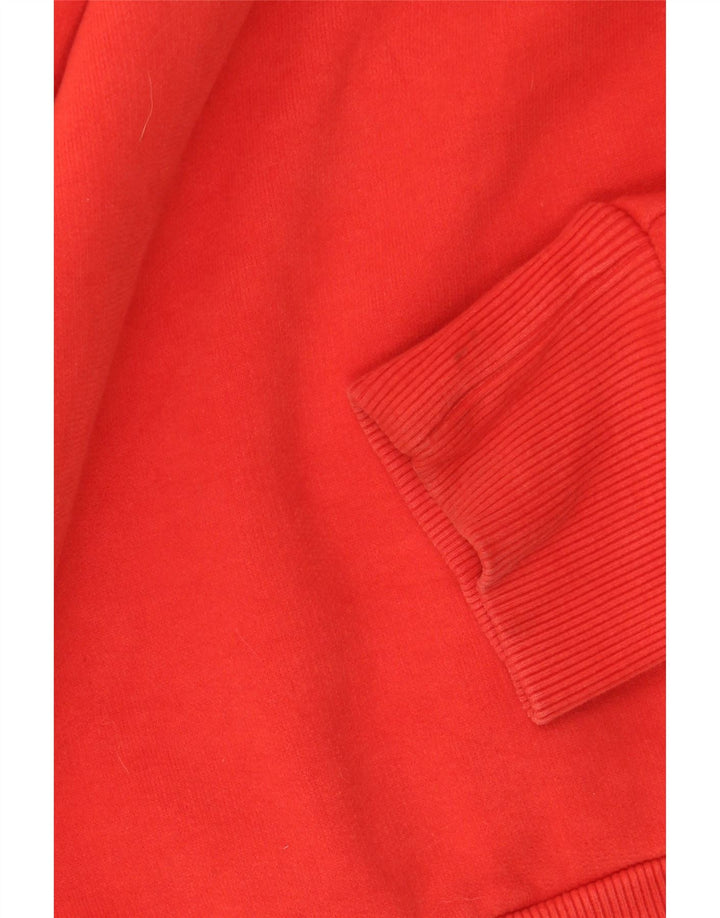 SUPERDRY Herren-Kapuzenpullover mit Grafik, XS, rote Baumwolle