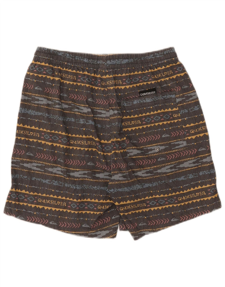 Quiksilver Herren-Badeshorts, klein, mehrfarbig, gestreift, Polyester
