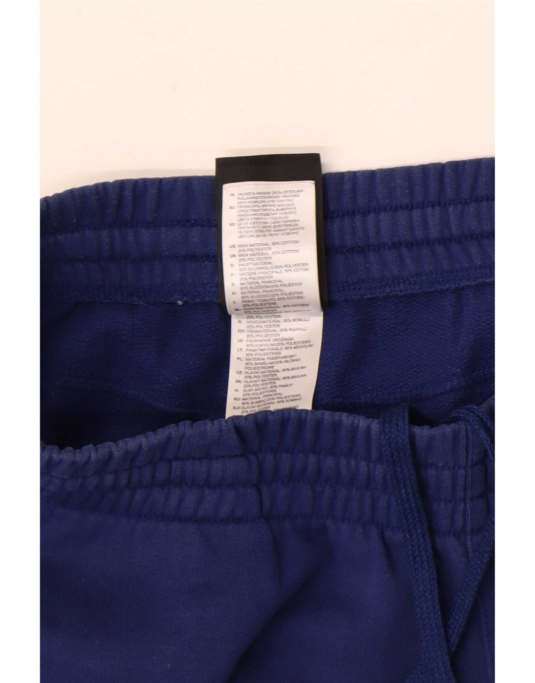 Adidas Herren-Trainingshose, Jogginghose, mittelblau, Baumwolle