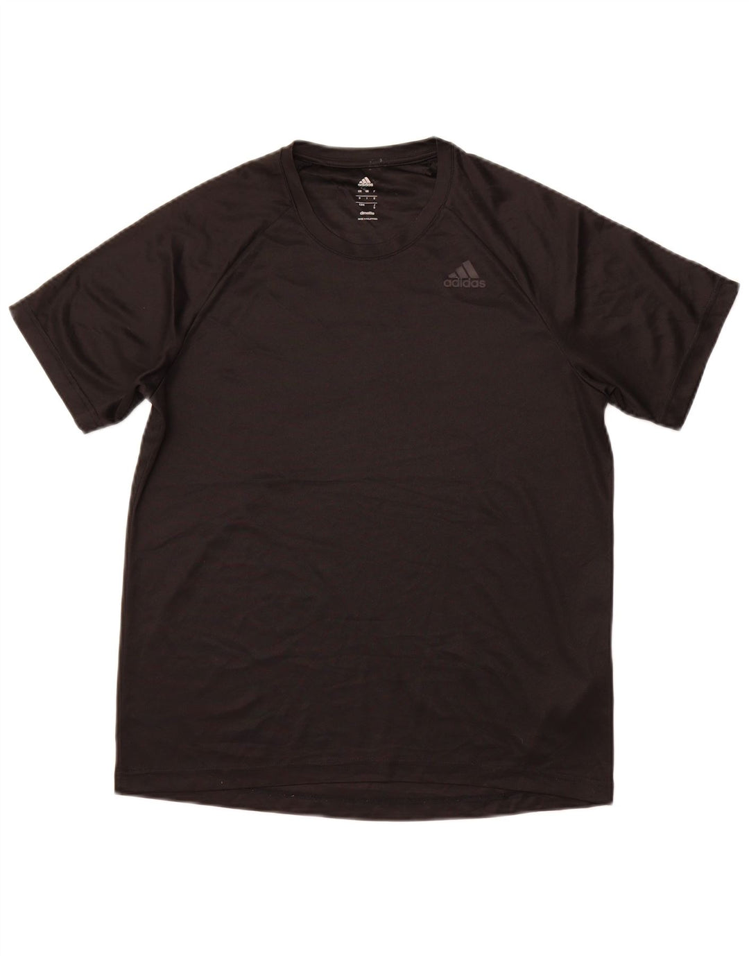 ADIDAS Herren Climalite T-Shirt Top Medium Schwarz Polyester Sport