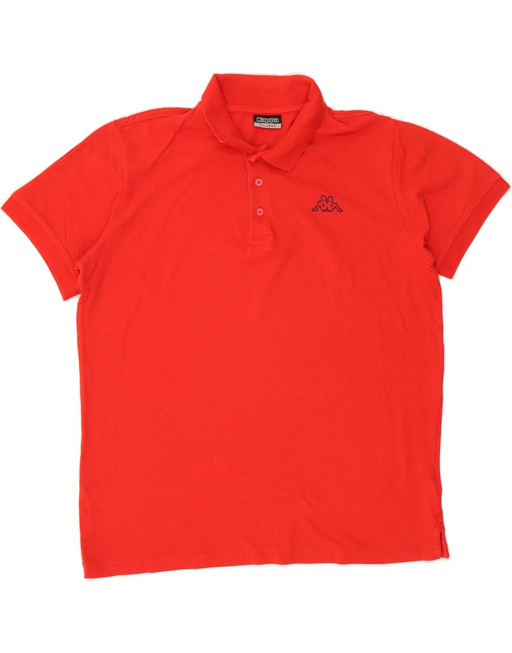 KAPPA Mens Polo Shirt XL Red Vintage Kappa and Second-Hand Kappa from Messina Hembry 