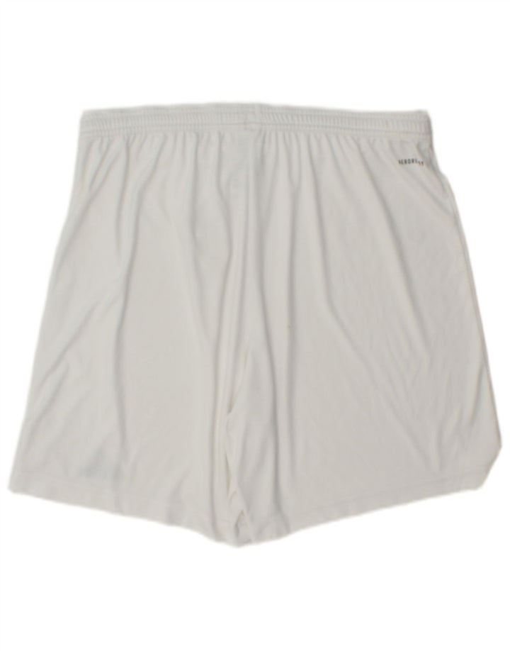 Adidas Herren Aeroready Sport Shorts Großes weißes Polyester