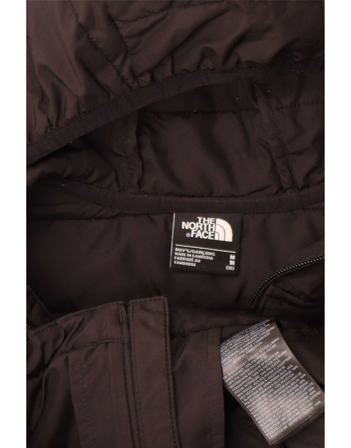 Wattierte Jacke mit Kapuze für Jungen von The North Face, 9–10 Jahre, mittelschwarz, Polyester