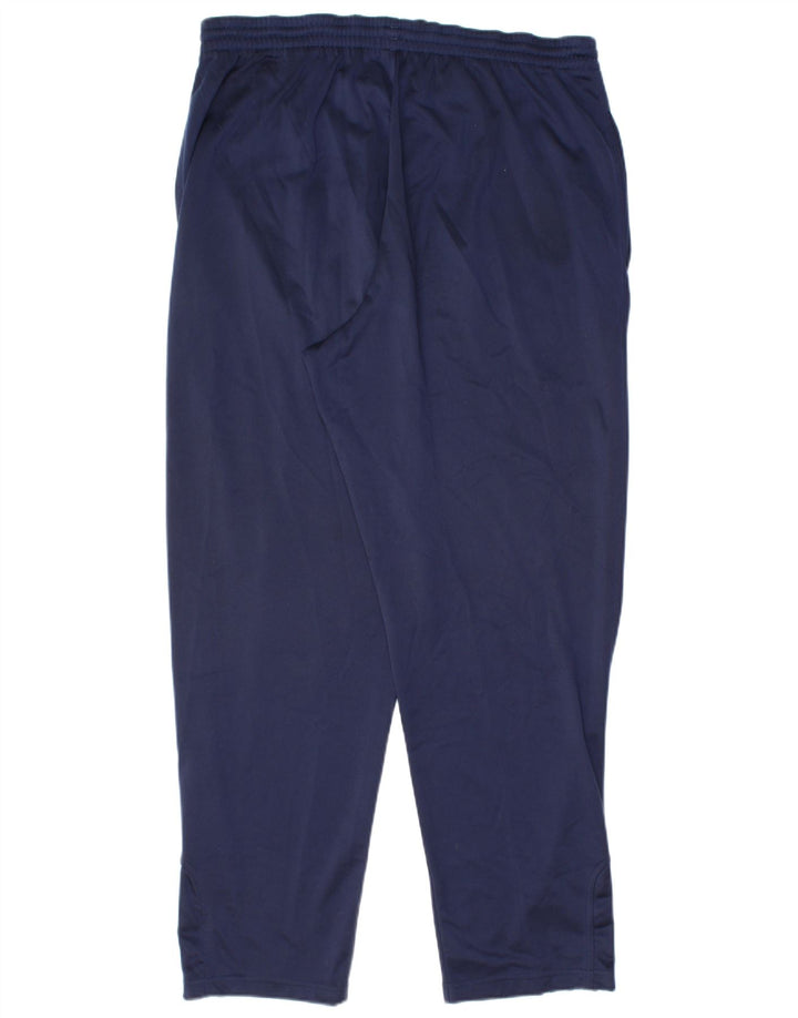 Adidas Herren-Trainingshose, Größe 42/44, groß, marineblau, Polyester