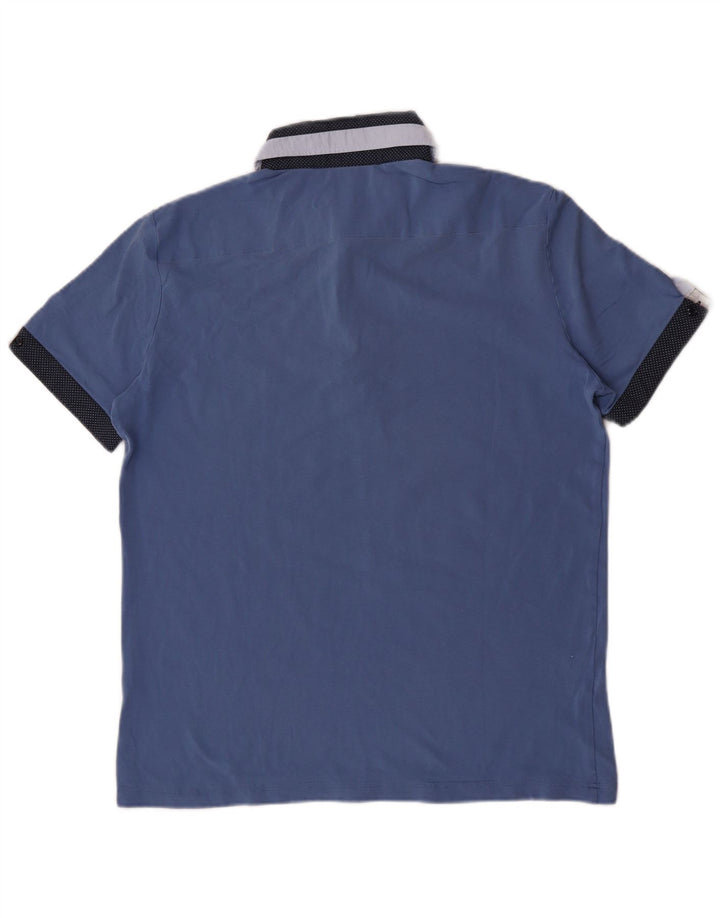 Cesare Paciotti Herren Poloshirt XL Blau
