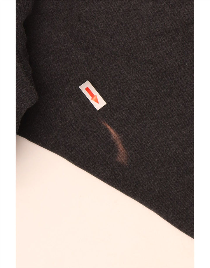 DKNY Womens Graphic Sweatshirt Pullover UK 18 XL Schwarz Baumwolle