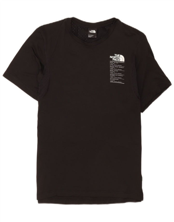 The North Face Herren-T-Shirt mit Grafik, Größe S, schwarzes Nylon