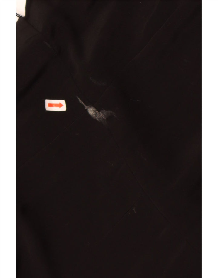 Monsoon A-Linien-Kleid für Damen, UK 12, Mittelschwarz, Colourblock-Viskose
