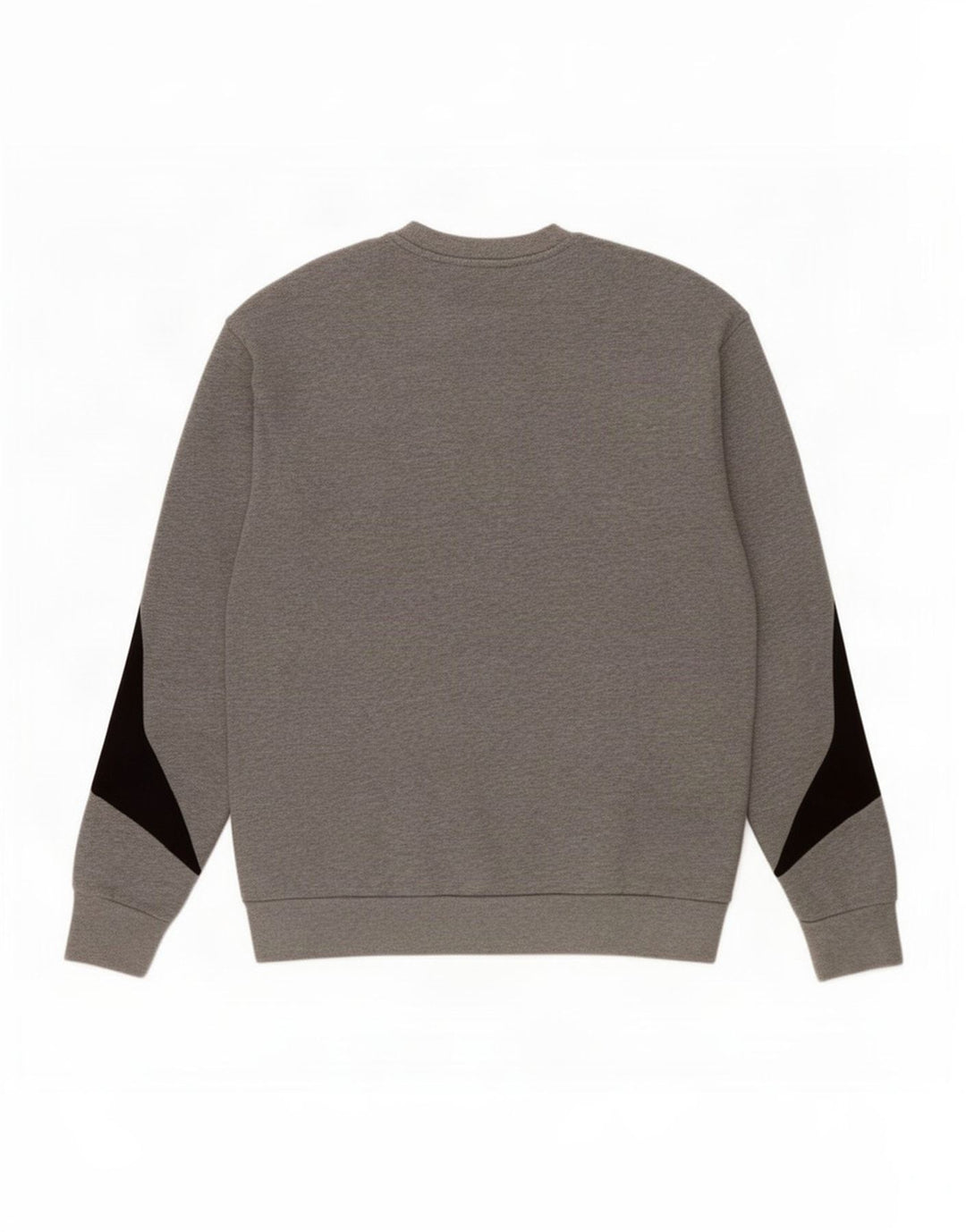 Emporio Armani Herren Grafik-Sweatshirt-Pullover Mittelgrauer Farbblock