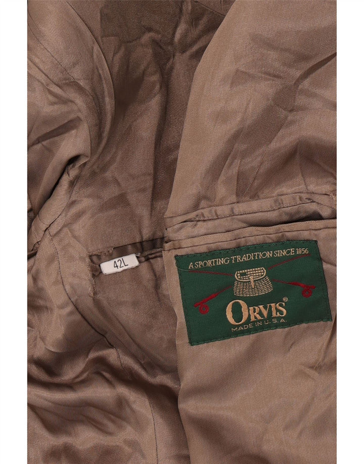 Orvis Herren-Blazer aus Cord mit 2 Knöpfen, UK 42, XL, Beige
