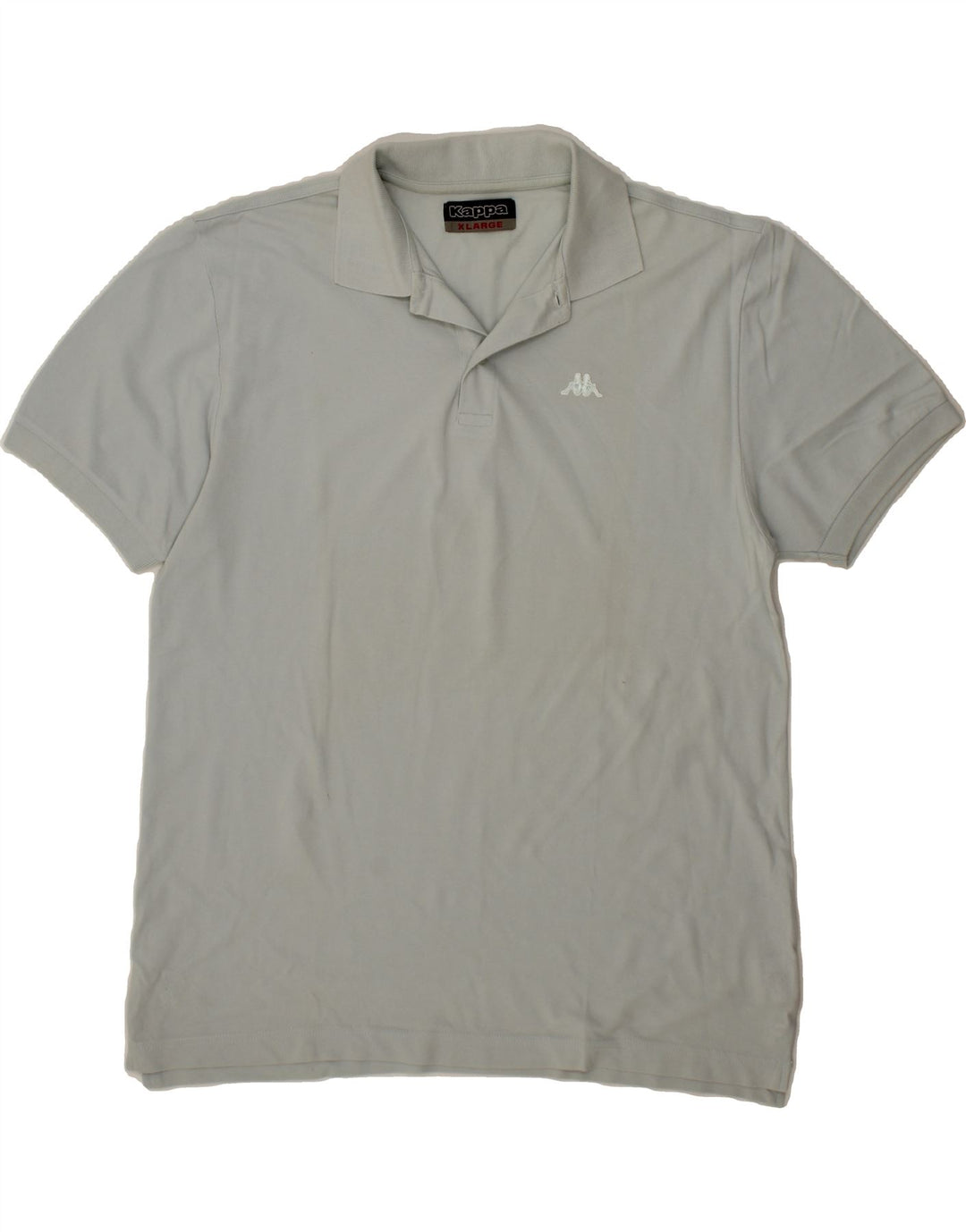KAPPA Mens Polo Shirt XL Grey Cotton Vintage Kappa and Second-Hand Kappa from Messina Hembry 