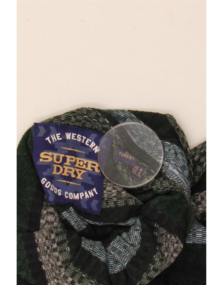 Superdry Damen Pulloverkleid UK 8 Small Mehrfarbig gestreift