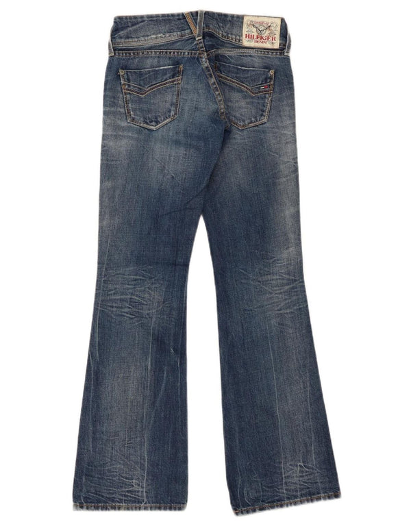 Tommy Hilfiger Damen Schlagjeans W26 L32 Marineblau Baumwolle